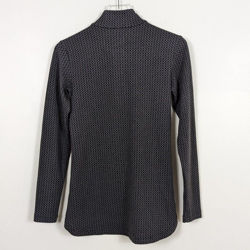 Merrell Gray Patterned 1/4 Pullover Women's Small - image 6